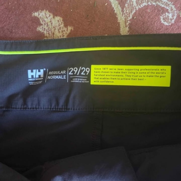 Helly Hansen Dark Gray Shorts with Neon Accents - Picture 2 of 2
